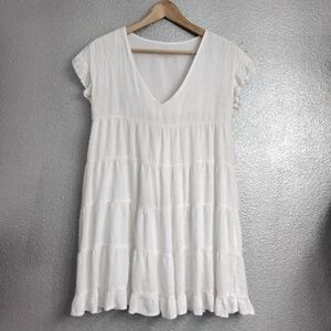 Urban Outfitter White Polka Dot Summer Dress  Size XS